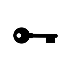 key icon vector illustration logo template for many purpose. Isolated on white background.