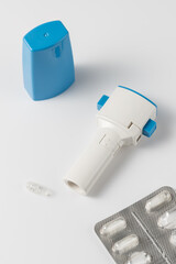 Inhaler or bronchodilator and medical powder capsules for prevention and treatment of bronchitis or...