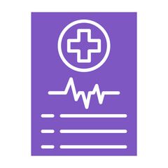 Report Multicolor Glyph Icon