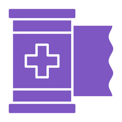 Bandage Multicolor Glyph Icon