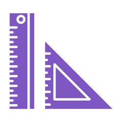 Ruler Multicolor Glyph Icon