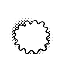 Comic speech bubble collection Freehand drawing Isolated on background.