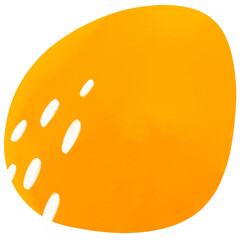 Fototapeta premium Watercolor abstract and doodle brown tone clipart.