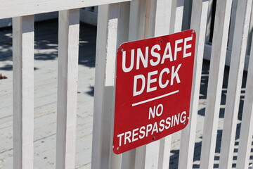 unsafe deck