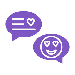 Chat Multicolor Glyph Icon