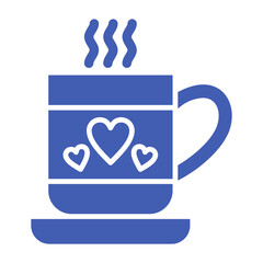 Coffee Multicolor Glyph Icon
