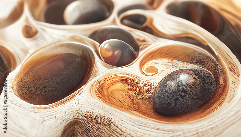 Poster 3d render abstract texture background series design