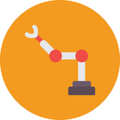 Industrial Arm Vector Icon