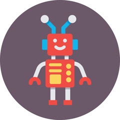 Game Robot Vector Icon