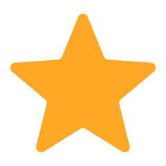 Fototapeta premium Star Multicolor Glyph Icon