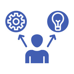 Skills Multicolor Glyph Icon