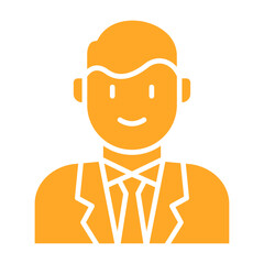 Groom Multicolor Glyph Icon