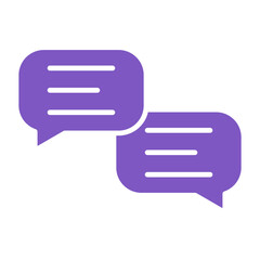 Chat Multicolor Glyph Icon