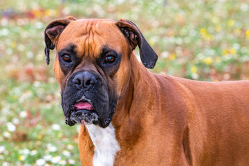 portrait of a boxer