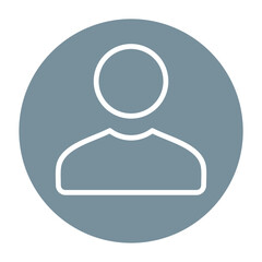 User Multicolor Glyph Icon