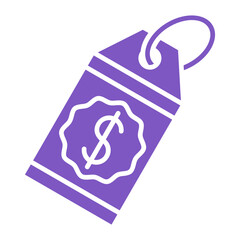 Price Multicolor Glyph Icon
