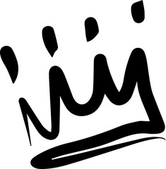 Hand drawn crown