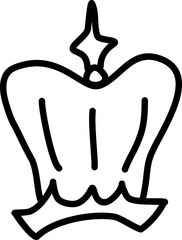 Obraz premium Hand drawn crown