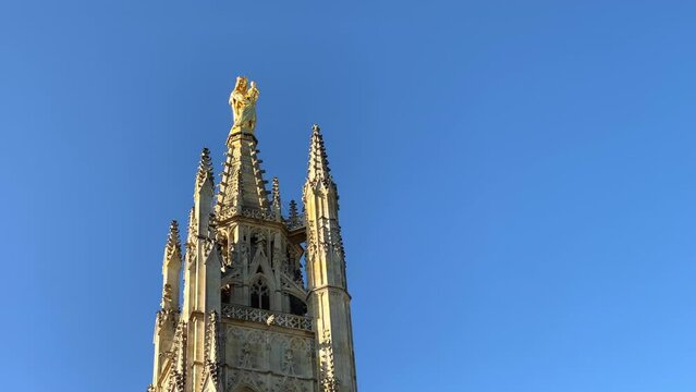 Tour Pey Berland in Bordeaux on a sunny day