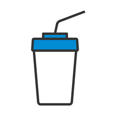 Cinema Soda Drink Icon