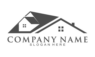 House property illustration vector logo