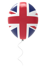 Balloons of country 3d render