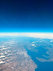 Horizon from a plane