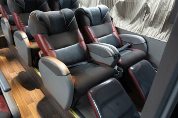 Bus seats or armchairs, double-decker. Brazil