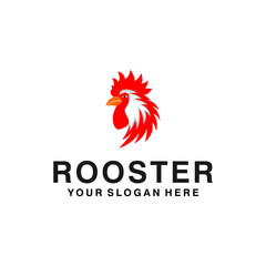 Creative rooster logo - vector illustration, rooster emblem design on a white background. Suitable for your design need, logo, illustration, animation, etc.