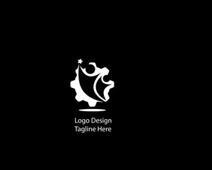 Abstract and simple design logo concept minimalist logo  with gradient colors. modern ideas logo for company and personal use vector file