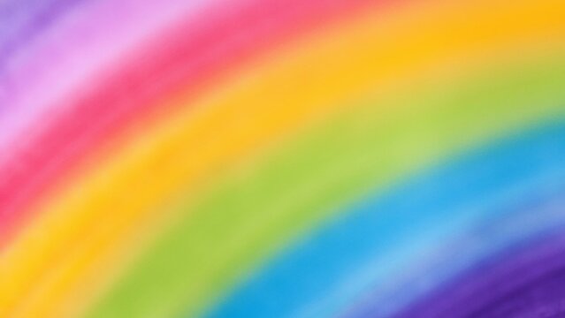 Colorful Rainbow out of focus and blur background
