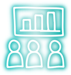 Collection of business neon