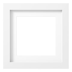 Fototapeta premium Modern frame. 3D square shape frame. 3D decoration.