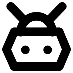 Robot Face Vector Icon