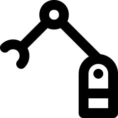 Industrial Arm Vector Icon