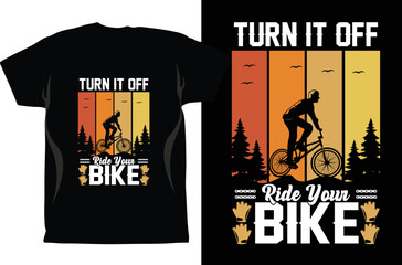 Cycling T-shirt Design Vector graphics. Unisex. Bicycle Riders. Bike Shirt. Funny Cycling T-Shirt. Gifts For Cyclist. Cycling Shirt. Fixed Gear Shirt