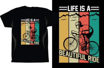 Cycling T-shirt Design Vector graphics. Unisex. Bicycle Riders. Bike Shirt. Funny Cycling T-Shirt. Gifts For Cyclist. Cycling Shirt. Fixed Gear Shirt