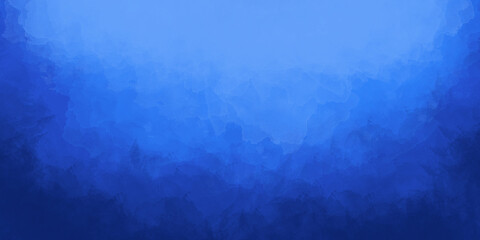 Abstract painted blue colour background