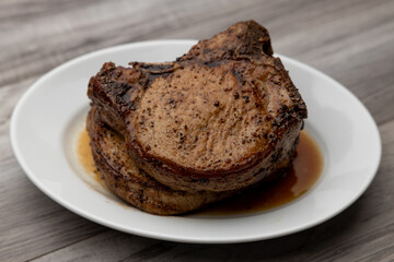 Grilled pork chop