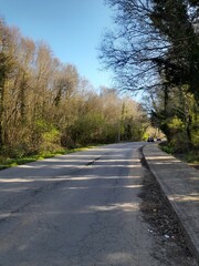 Carretera rural en Galicia