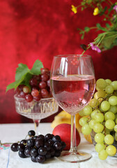 Fresh summer fruit and berry on a table. Natural antioxidants. Healthy eating concept. 