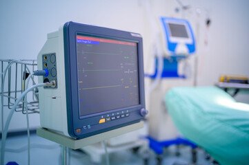 Background of Operation room in hospital , health care concept .