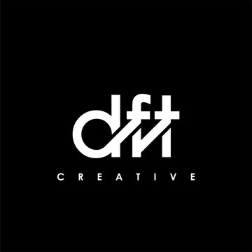 DFT Letter Initial Logo Design Template Vector Illustration