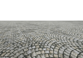 Brick Foreground Floor with Perspective, Transparent Background PNG
