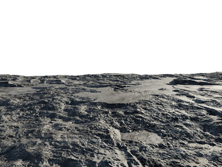 Rocky Foreground Floor with Perspective, Transparent Background PNG 