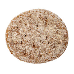 Cereal bread isolated on white background, healthy food. layout made of bread on the white background. Flat lay. Food concept.