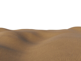 Sandy Foreground Floor with Perspective, Transparent Background PNG

