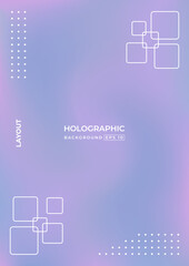 Fototapeta premium Abstract Blurred Holographic Background