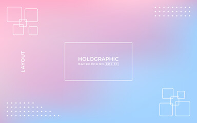 Colorful background pattern. Abstract shape composition with trendy gradient.