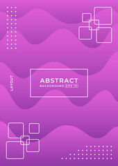 Colorful wave background pattern. Fluid shape composition with trendy gradient.